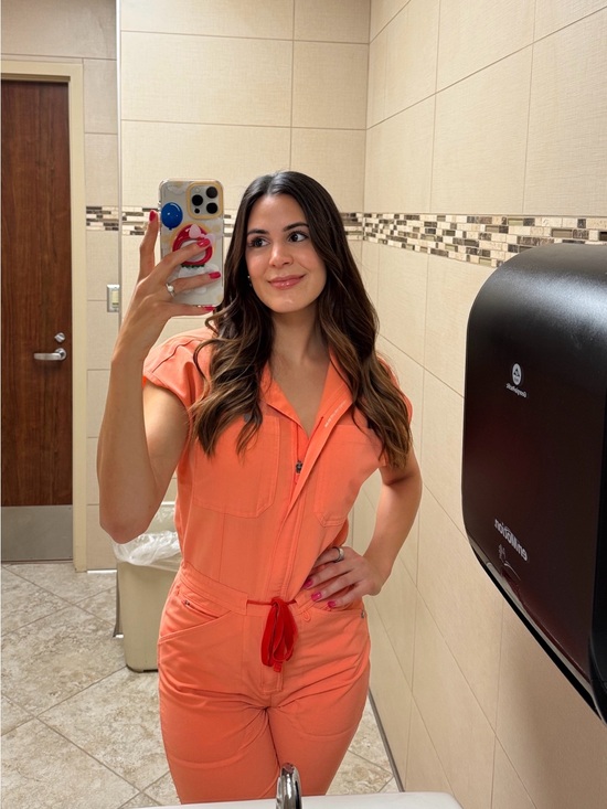 Figs Pants - Figs Women's Orange Jumpsuit XS